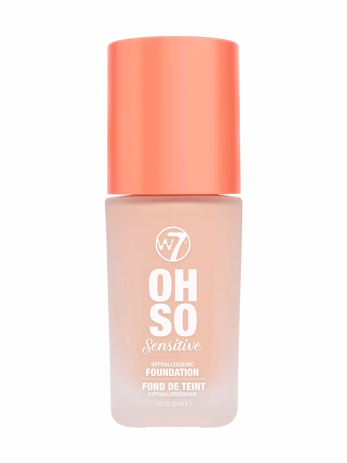 W7 Oh So Sensitive Foundation Natural Beige 30 ml