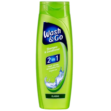 Wash & Go Wash & Go 2in1 Shampoo & Conditioner - 400 ml