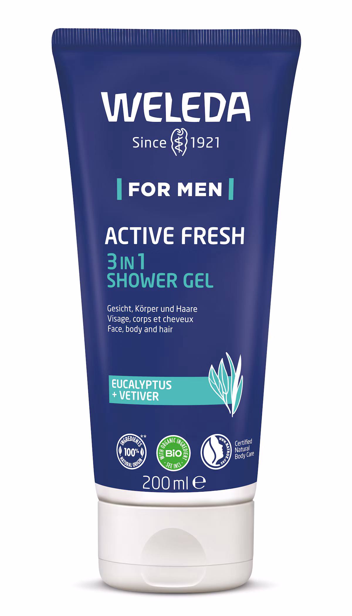 Weleda For Men Active Fresh 3 in 1 Shower Gel 200 ml