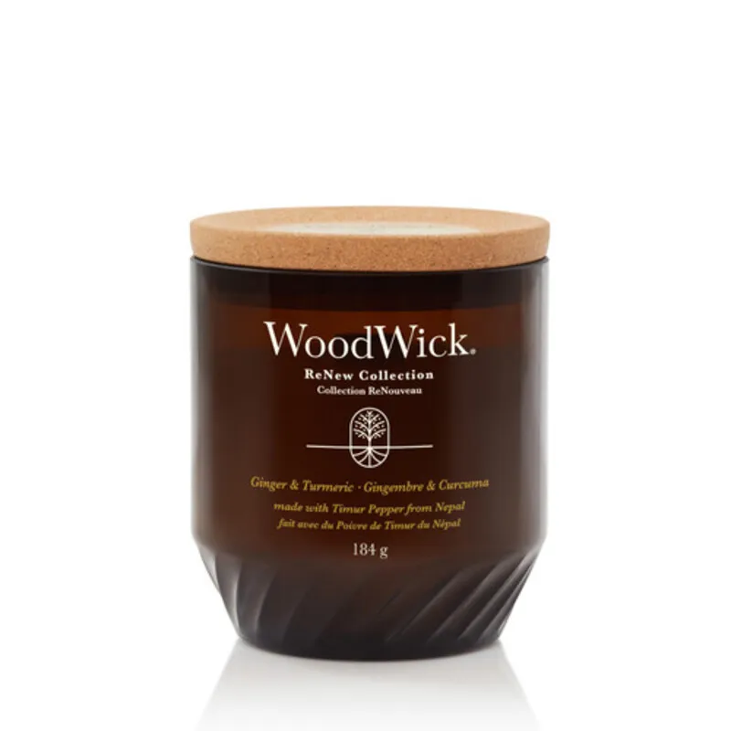 WoodWick - Ginger & Tumeric Medium ReNew Candle