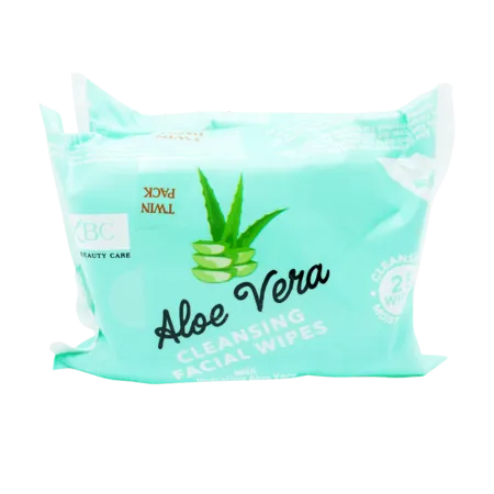 XBC Aloe Vera Cleansing Facial Wipes - 2x25 pcs