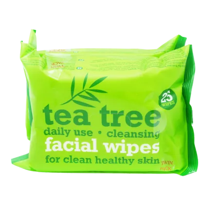 XBC Tea Tree Facial Wipes - 2x25 pcs