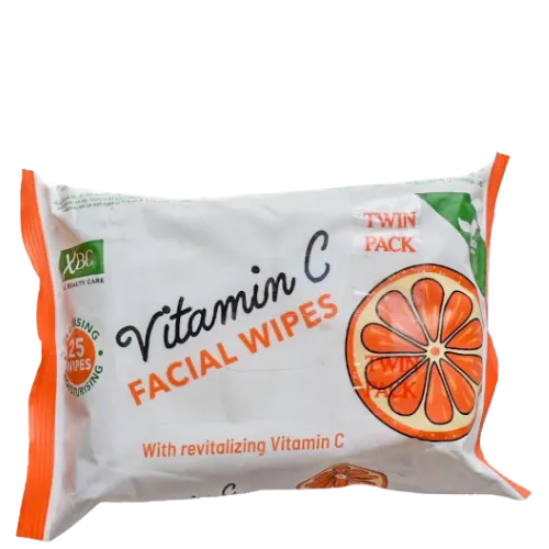 XBC Vitamin C Facial Cleansing Wipes Twin Pack - 2 Pcs