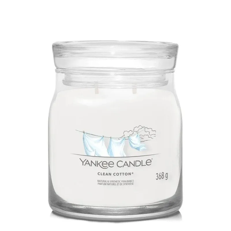Yankee Candle - Signature Clean Cotton Medium Jar 368g