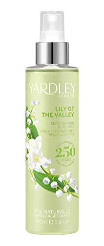 Yardley London Lily of the Valley Fragrance Mist 200ml Spray