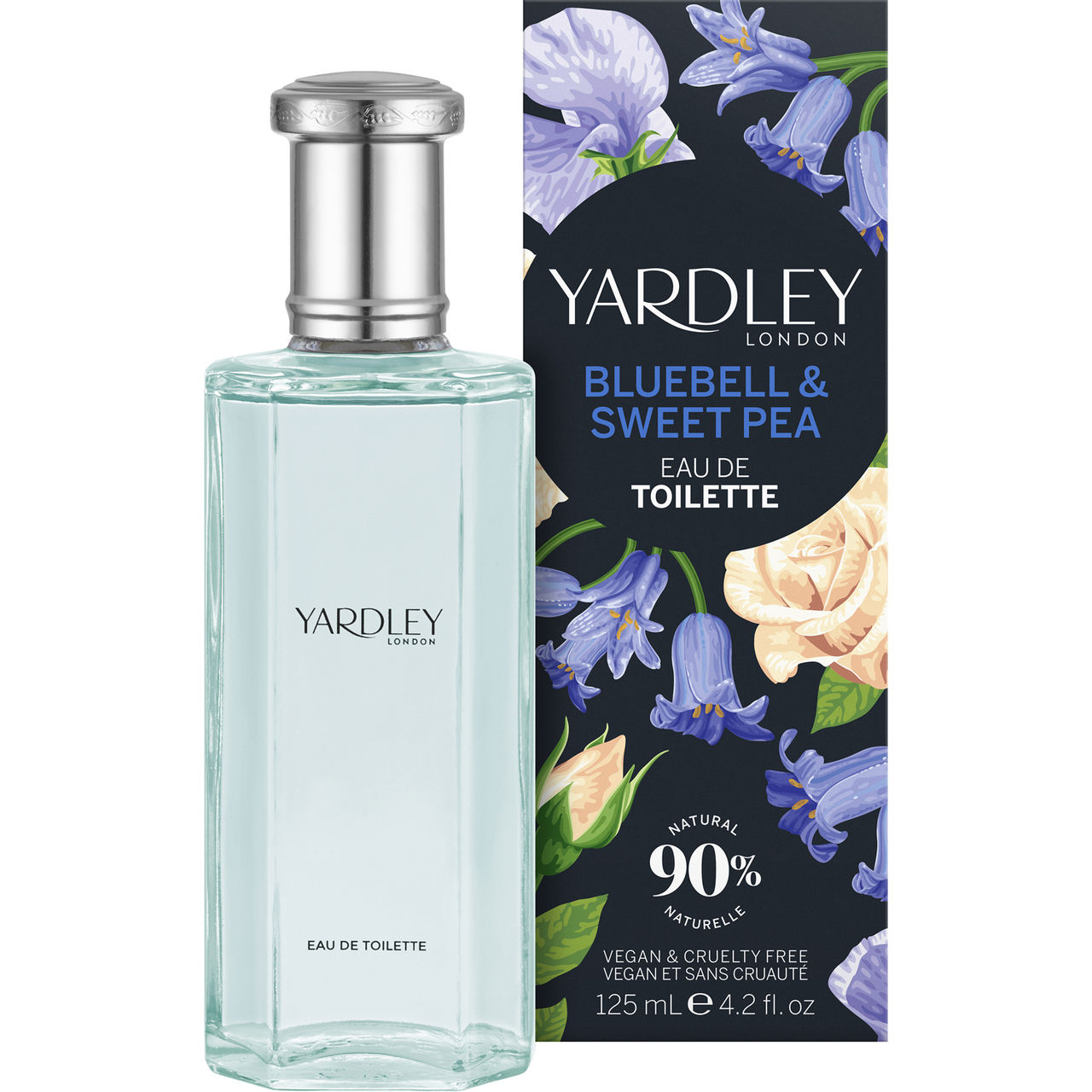 Yardley Bluebell & Sweet Pea Eau de Toilette 125ml
